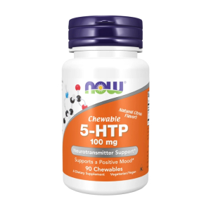 5-HTP 100mg Chewables Now Foods hỗ trợ tâm trạng tích cực 90 viên