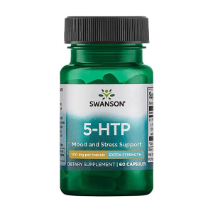 5-HTP 100mg Swanson hỗ trợ an thần, ngủ ngon 60 viên