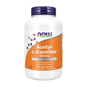 Acetyl-L-Carnitine 500mg Now Foods hỗ trợ vận chuyển chất béo 200 viên Acetyl-L-Carnitine 500mg Now Foods hỗ trợ vận chuyển chất béo 200 viên