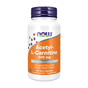 Acetyl-L-Carnitine 500mg Now Foods hỗ trợ vận chuyển chất béo 50 viên Acetyl-L-Carnitine 500mg Now Foods hỗ trợ vận chuyển chất béo 50 viên