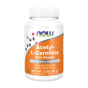 Acetyl-L-Carnitine Pure Powder Now Foods giúp vận chuyển chất béo 85g Acetyl-L-Carnitine Pure Powder Now Foods giúp vận chuyển chất béo 85g
