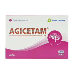 Agicetam 400 Agimexpharm điều trị triệu chứng chóng mặt 100 viên
