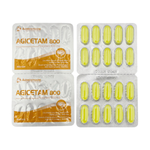 Agicetam 800mg Agimexpharm điều trị chứng chóng mặt, giảm trí nhớ 100 viên