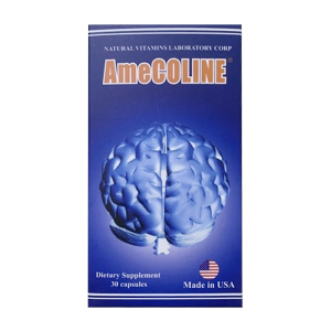 AmeCOLINE hỗ trợ giúp tăng cường tuần hoàn máu não 30 viên