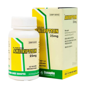 Amitriptylin 25mg Danapha điều trị trầm cảm 100 viên