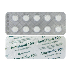 Amriamid 100 Agimexpharm điều trị các bệnh tâm thần 30 viên