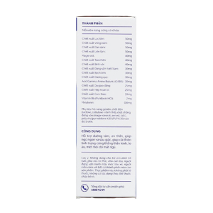 An Tâm Ngủ Ngon Kawa hỗ trợ ngủ ngon, cải thiện giấc ngủ 30 viên