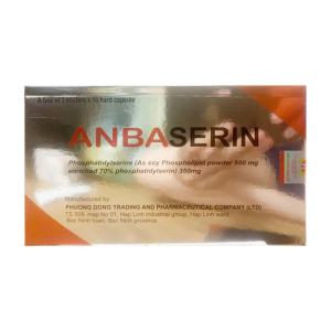 Anbaserin 350mg Orient Pharma điều trị các rối loạn suy giảm nhận thức 30 viên