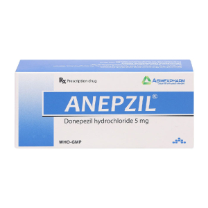 Anepzil 5mg Agimexpharm điều trị triệu chứng suy giảm trí nhớ 30 viên