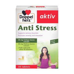 Anti Stress Doppelherz giúp giảm mệt mỏi, căng thẳng 30 viên