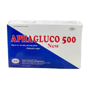 Aphagluco 500 New Armephaco hỗ trợ tăng tuần hoàn máu não 20 viên