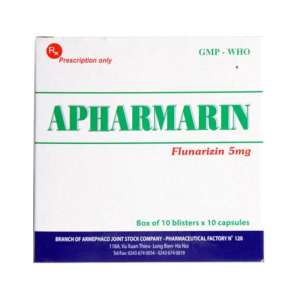 Apharmarin 5mg Armepharco điều trị triệu chứng đau nửa đầu 100 viên