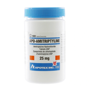 Apo-Amitriptyline 25mg Apotex trị trầm cảm 1000 viên