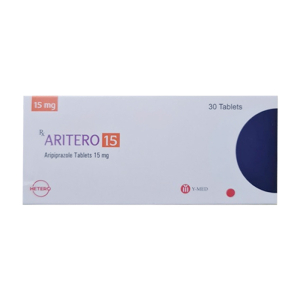Aritero 15mg Hetero điều trị tâm thần phân liệt, rối loạn lưỡng cực 30 viên
