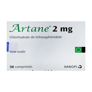 Artane 2mg Sanofi điều trị Parkinson 50 viên