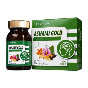 ASHAMI GOLD VKENKO hỗ trợ tình trạng lo âu, giấc ngủ 60 viên