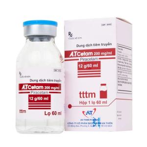 A.T Cetam 200 mg/ml An Thiên điều trị chóng mặt, suy giảm nhận thức 1 lọ
