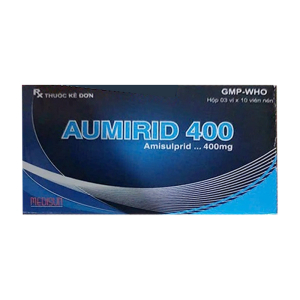 Aumirid 400mg Medisun điều trị một số rối loạn về tâm thần 30 viên