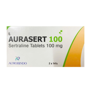 Aurasert 100mg Aurobindo điều trị các đợt trầm cảm 28 viên