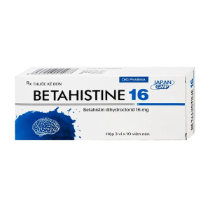 Betahistine 16mg Dhg Pharma chỉ định trị chóng mặt 30 viên
