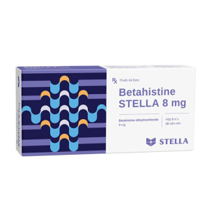 Betahistine Stella 8mg điều trị hội chứng Meniere, chóng mặt, ù tai 50 viên