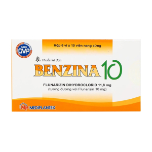 Bezina 10 Mediplantex điều trị dự phòng cơn đau nửa đầu 60 viên