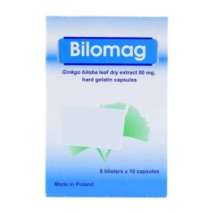 Bilomag 80mg Natur Produkt Pharma điều trị suy tuần hoàn não, giảm chú ý tập trung 60 viên