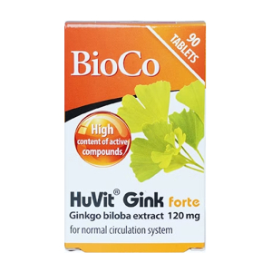  Bioco Huvit Gink Forte Hỗ trợ tăng cường tuần hoàn máu não 90 viên