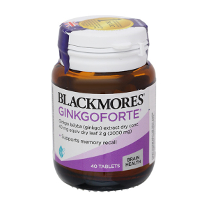 Blackmores Ginkgoforte hỗ trợ tuần hoàn máu não 40 viên