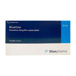 Bluetine 20mg Bluepharma điều trị giai đoạn trầm cảm nặng, rối loạn hoảng sợ 60 viên