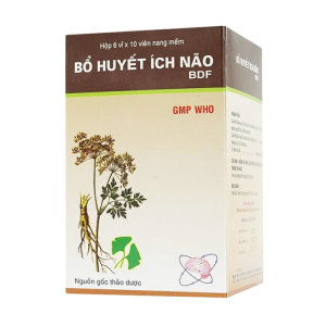 Bổ Huyết Ích Não Bidiphar điều trị giảm trị nhớ, kém tập trung, thiểu năng tuần hoàn não 60 viên