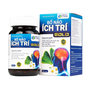 Bổ Não Ích Trí Gold Tất Thành tăng cường tuần hoàn não 60 viên