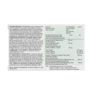 Brain Active Denk Hỗ trợ cải thiện chứng suy giảm trí nhớ 60 Viên