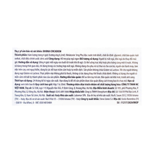 Thực phẩm bảo vệ sức khỏe Buona Circadiem hỗ trợ giúp ngủ ngon 20ml