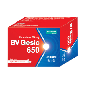 BV Gesic 650 BV Pharma điều trị chứng đau 100 viên