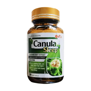 Canula Sleep hỗ trợ dưỡng tâm an thần, giúp ngủ ngon giấc 30 viên