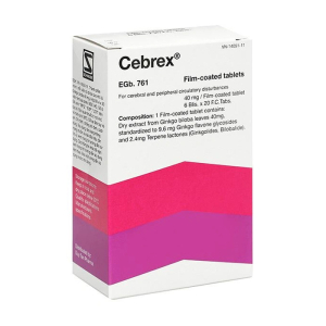 Cebrex 40mg Dr. Willmar Schwabe điều trị rối loạn chức năng não 120 viên