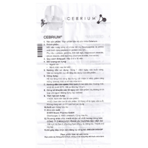 Cebrium Ever Pharma hỗ trợ tăng khả năng tập trung, cải thiện trí nhớ 30 viên