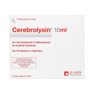 Cerebrolysin 10ml điều trị rối loạn trí nhớ, sa sút trí tuệ (5 ống x 10ml)