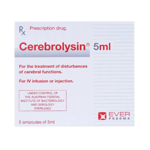 Cerebrolysin 5ml điều trị rối loạn trí nhớ, sa sút trí tuệ (5 ống x 5ml)