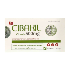 Cibakil 500mg Honor hỗ trợ tăng tuần hoàn máu não 60 viên