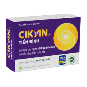 Cikan Tiền Đình Anvy hỗ trợ tuần hoàn máu não 30 viên