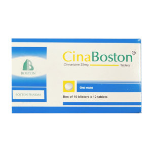 CinaBoston 25mg Boston giảm triệu chứng say tàu xe 100 viên