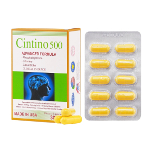 Cintino 500 USA Pharma tăng cường tuần hoàn não 30 viên