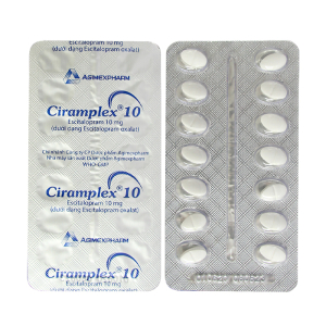 Ciramplex 10 Agimexpharm điều trị bệnh trầm cảm 28 viên