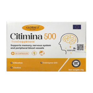Citimina 500 hỗ trợ tăng cường hoạt động của não 30 viên