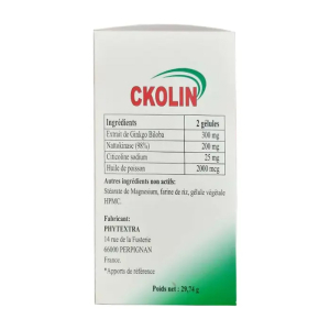 Ckolin Phytextra tăng tuần hoàn não, bổ não 60 viên