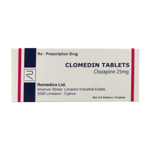 Clomedin 25mg Remedica điều trị tâm thần phân liệt 50 viên