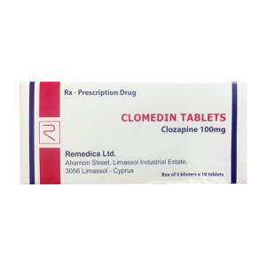 Clomedin Tablets 100mg Remedica điều trị tâm thần phân liệt 50 viên