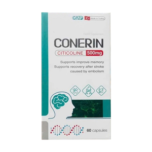 Conerin Citicoline 500mg hỗ trợ cải thiện trí nhớ 60 viên